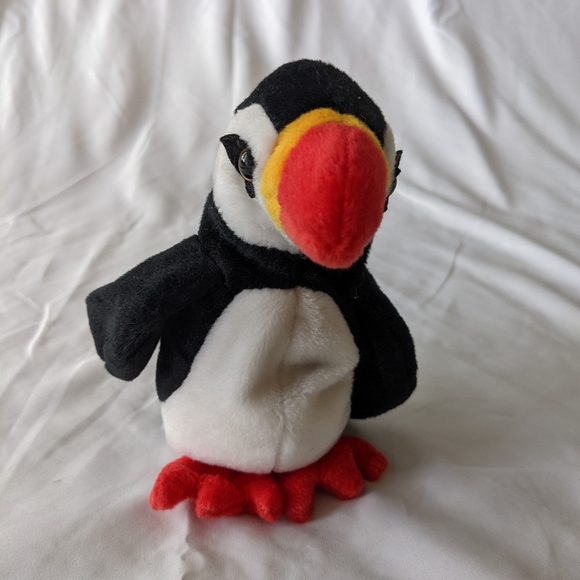Ty Beanie Baby Puffer The Puffin Extinct Bird 1997 Retired Plush Toy - Picture 6 of 6
